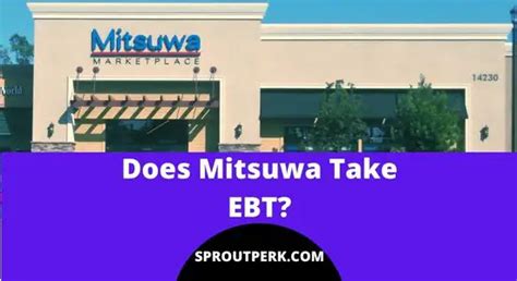 Does mitsuwa accept ebt. Things To Know About Does mitsuwa accept ebt. 
